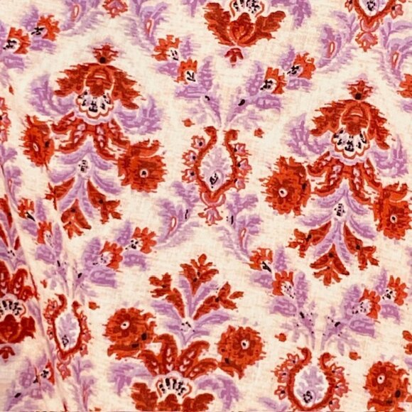 Anthropologie Eze Sur Mer Long Sleeve Boho Floral Lace Summer Shirt Small - Picture 4 of 8